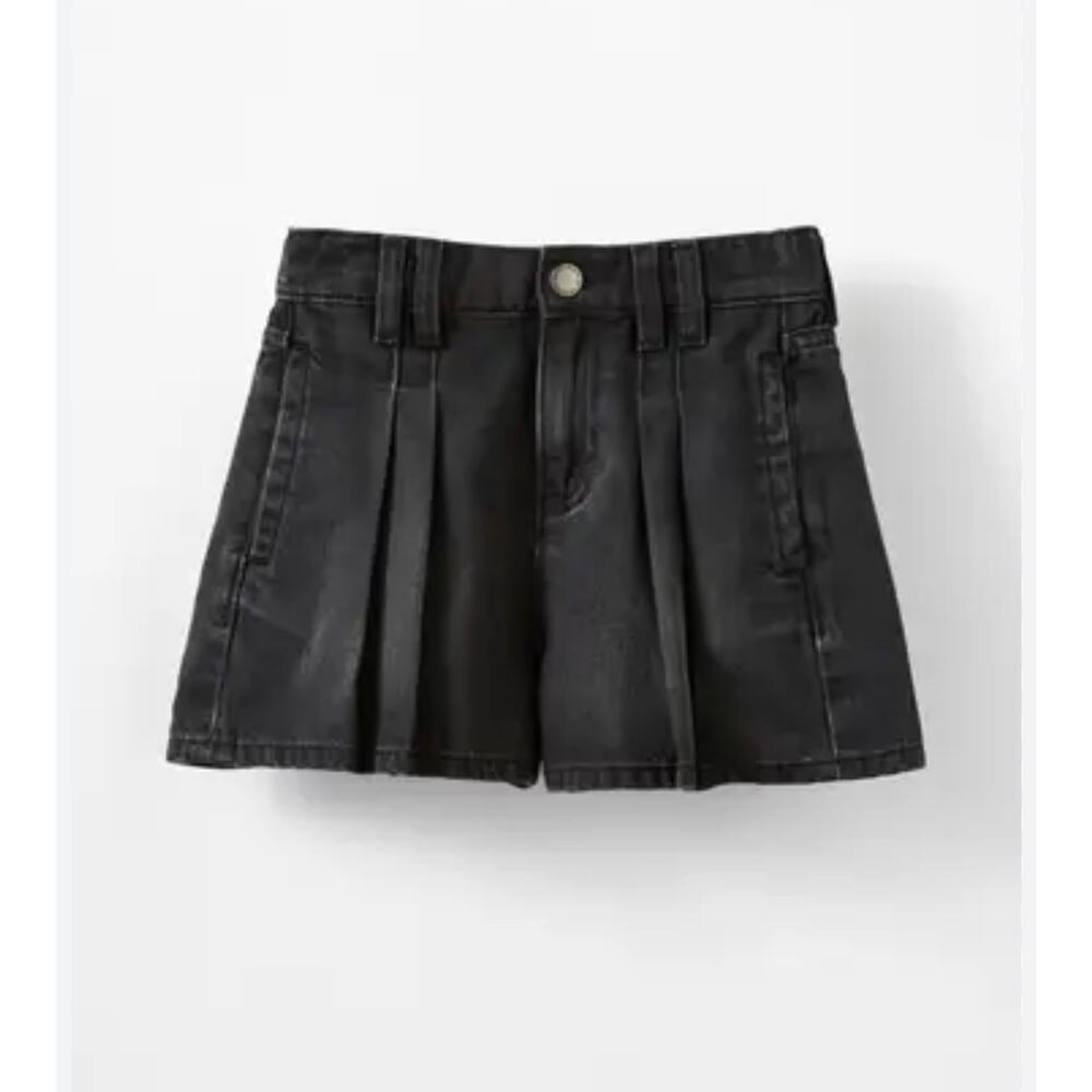 Cotton On Kids Sarai Pleat Front Denim Shorts - Size 8